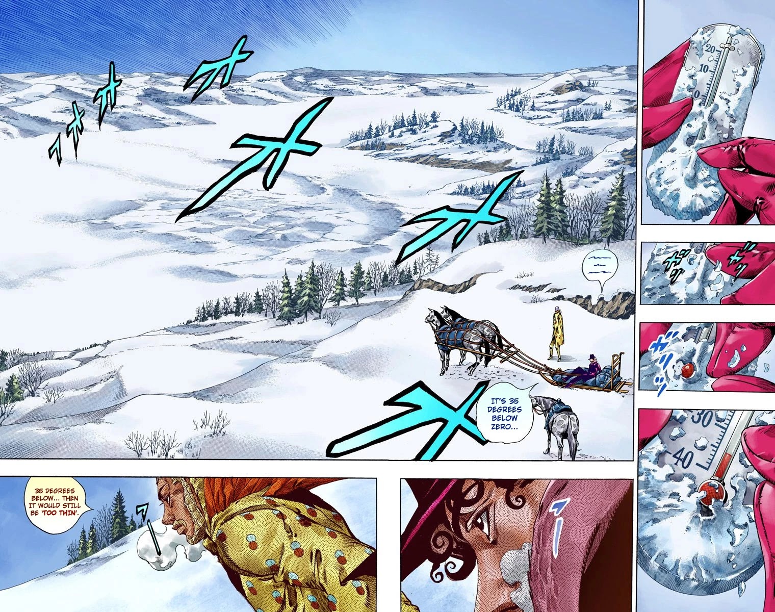 JoJo's Bizarre Adventure Part 7 - Steel Ball Run (Official Colored) chapter 51 page 3