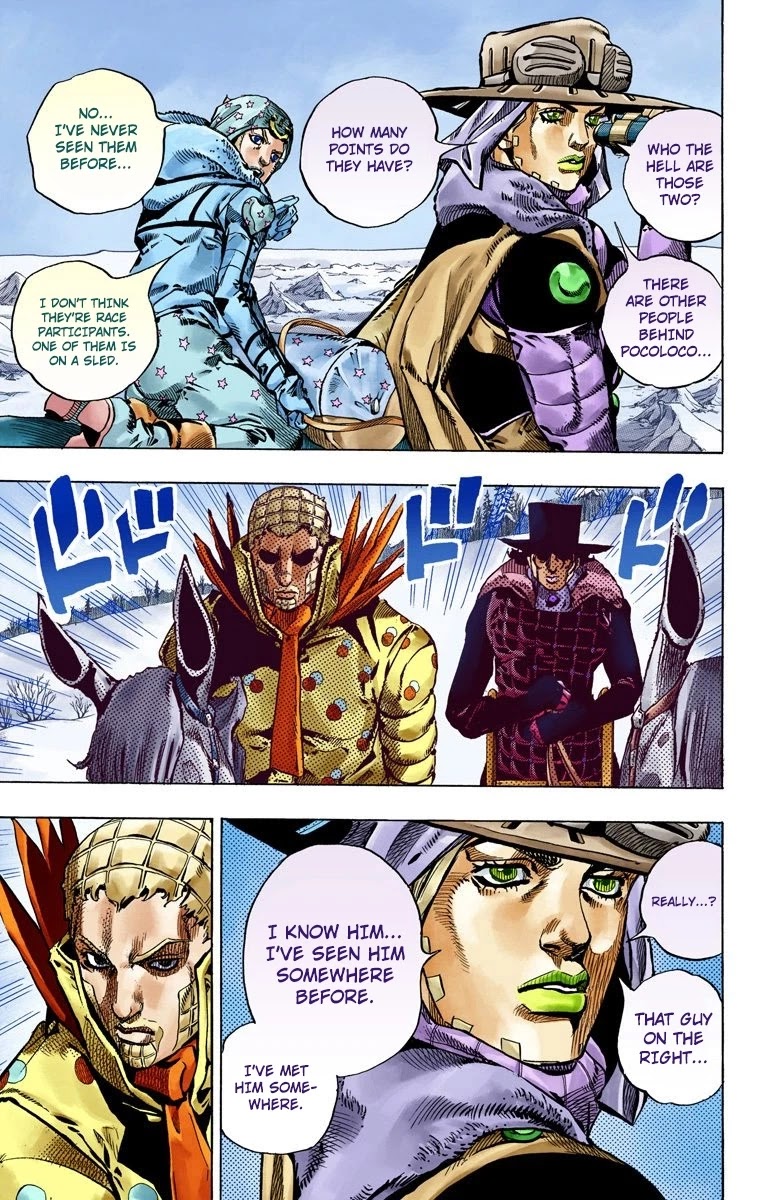 JoJo's Bizarre Adventure Part 7 - Steel Ball Run (Official Colored) chapter 51 page 40
