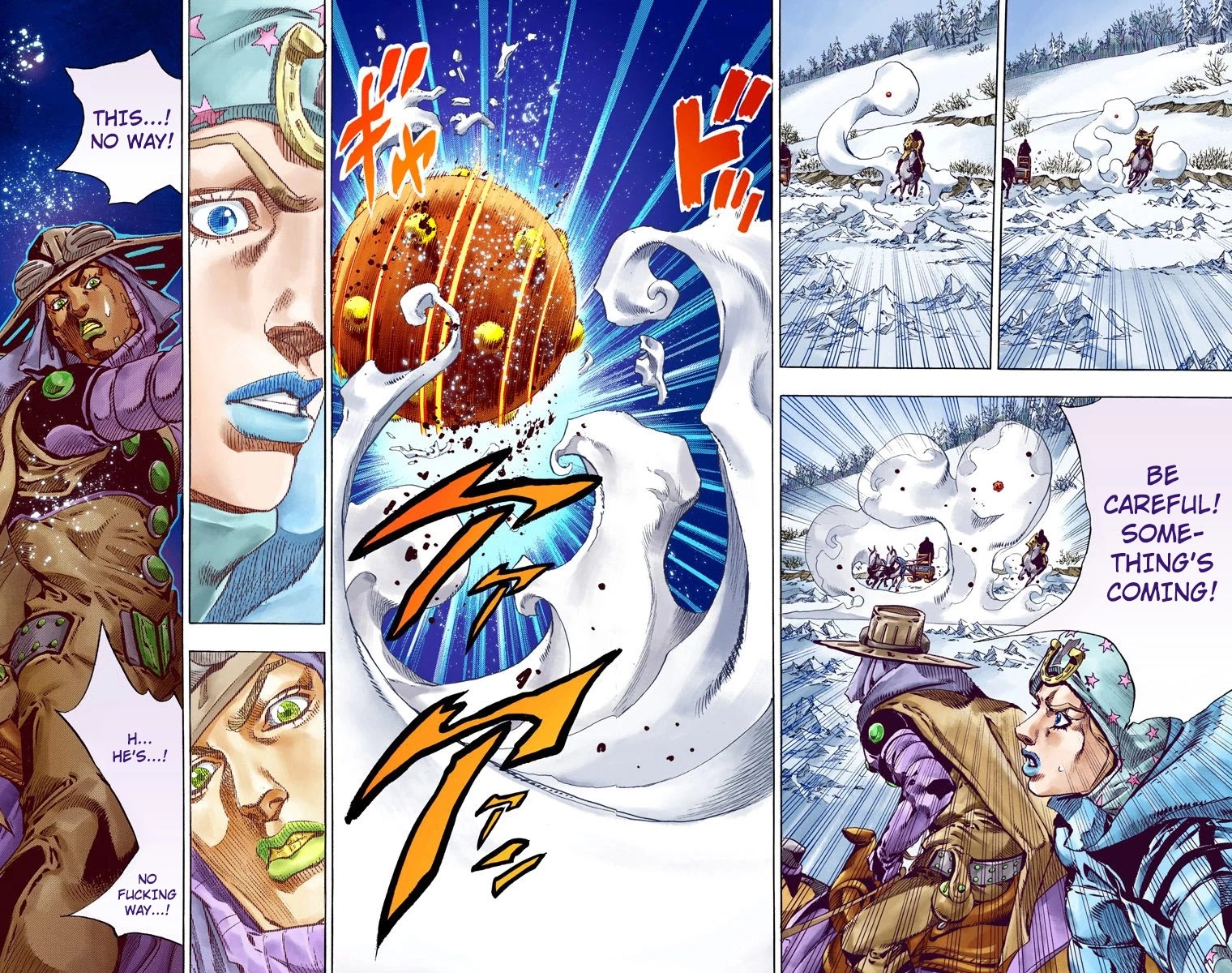 JoJo's Bizarre Adventure Part 7 - Steel Ball Run (Official Colored) chapter 51 page 43