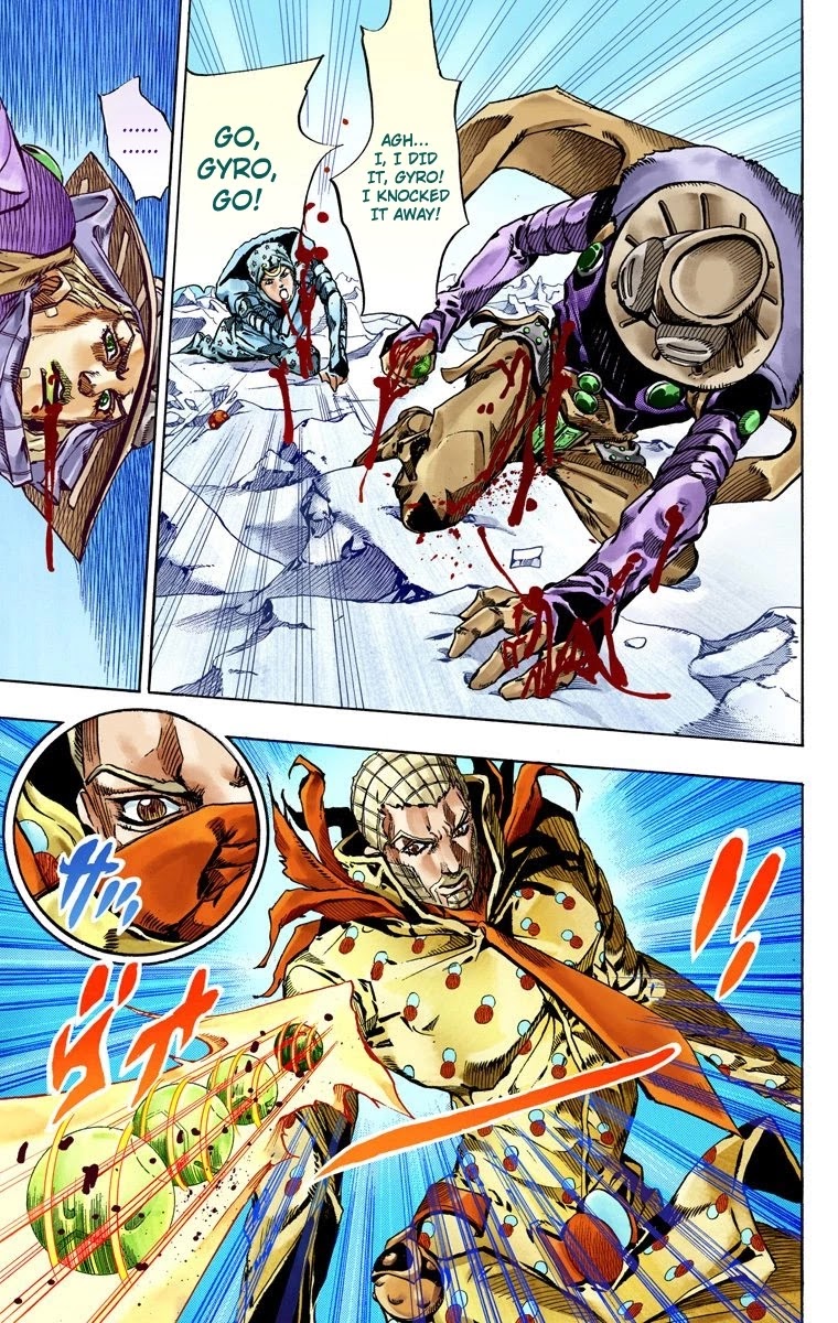 JoJo's Bizarre Adventure Part 7 - Steel Ball Run (Official Colored) chapter 54 page 13