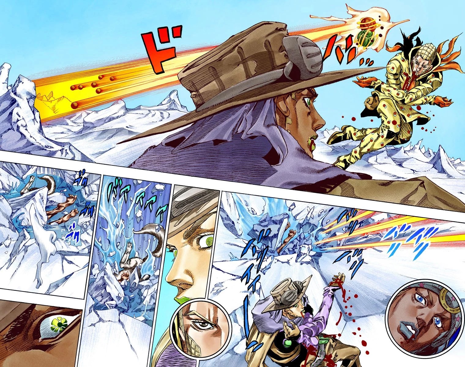 JoJo's Bizarre Adventure Part 7 - Steel Ball Run (Official Colored) chapter 54 page 20