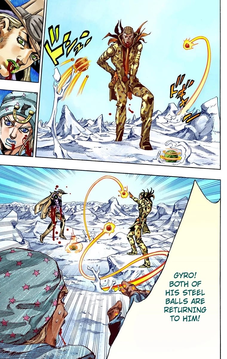JoJo's Bizarre Adventure Part 7 - Steel Ball Run (Official Colored) chapter 54 page 22