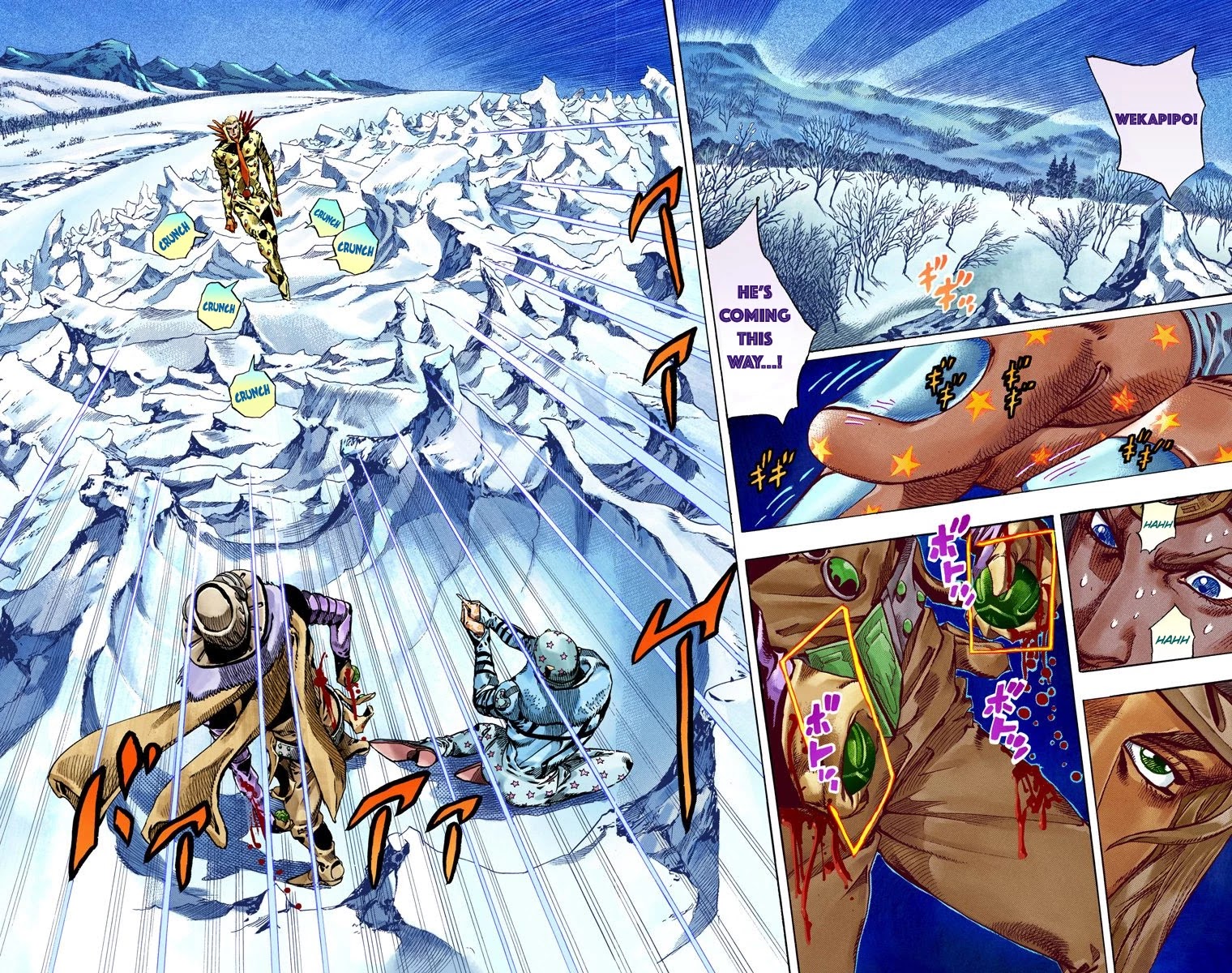 JoJo's Bizarre Adventure Part 7 - Steel Ball Run (Official Colored) chapter 54 page 3