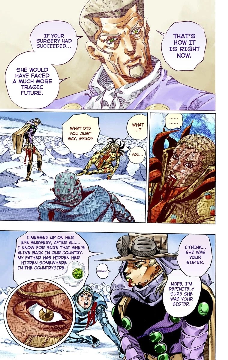 JoJo's Bizarre Adventure Part 7 - Steel Ball Run (Official Colored) chapter 54 page 40