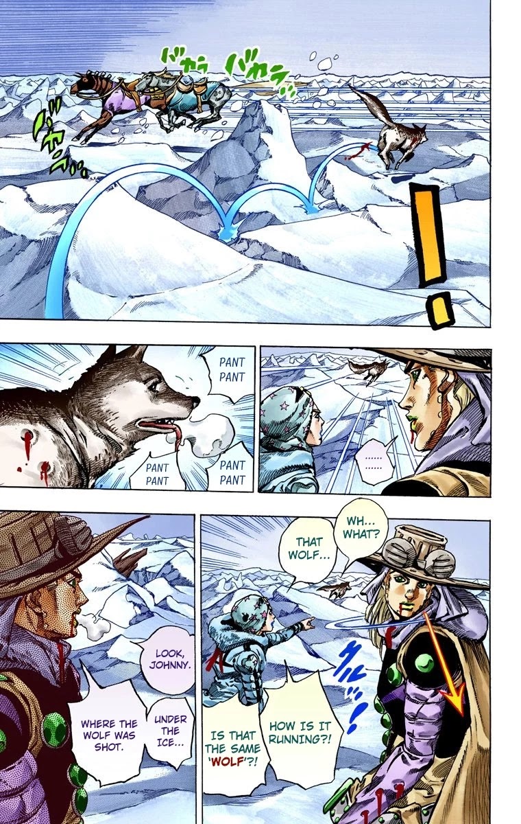 JoJo's Bizarre Adventure Part 7 - Steel Ball Run (Official Colored) chapter 54 page 42