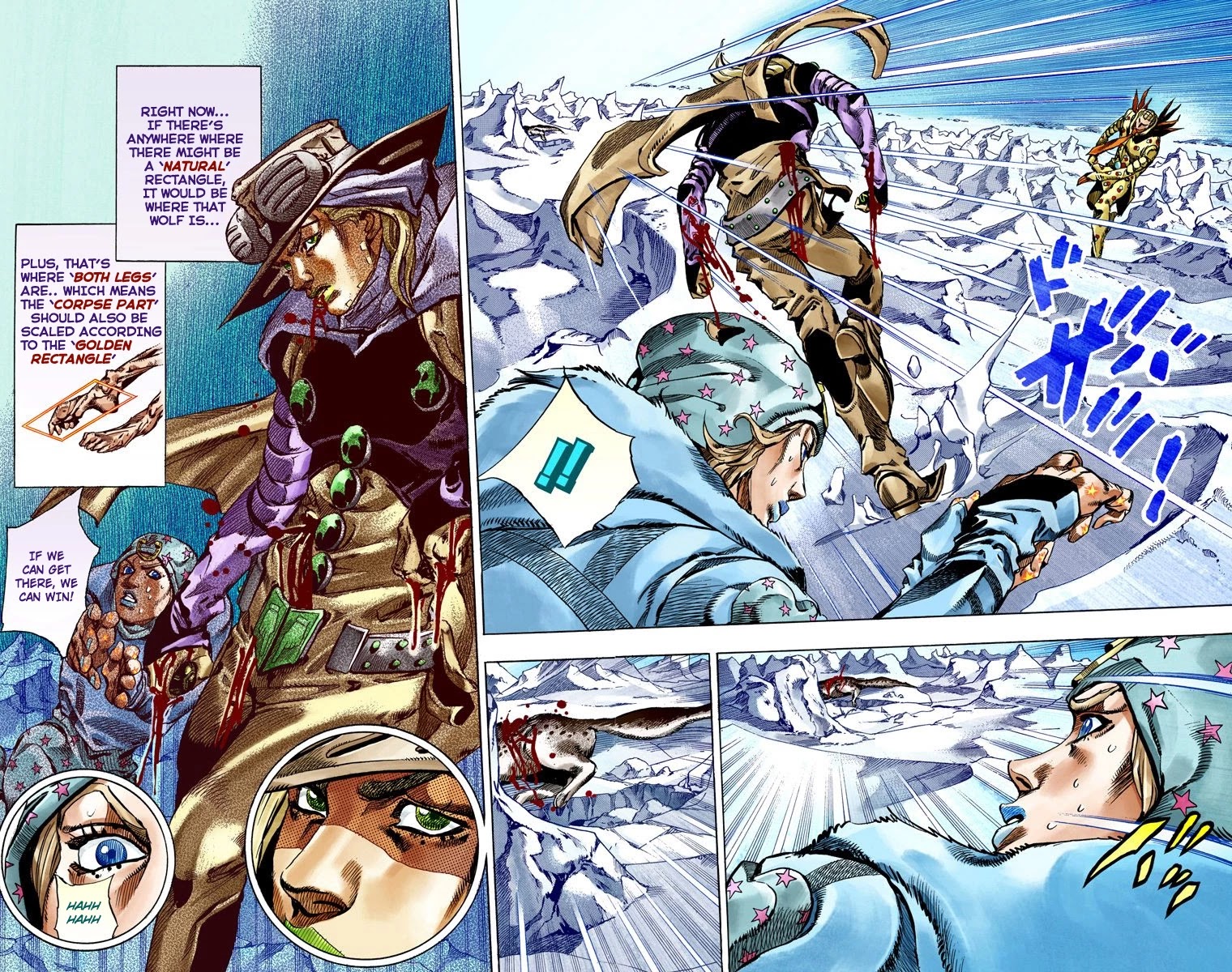 JoJo's Bizarre Adventure Part 7 - Steel Ball Run (Official Colored) chapter 54 page 6