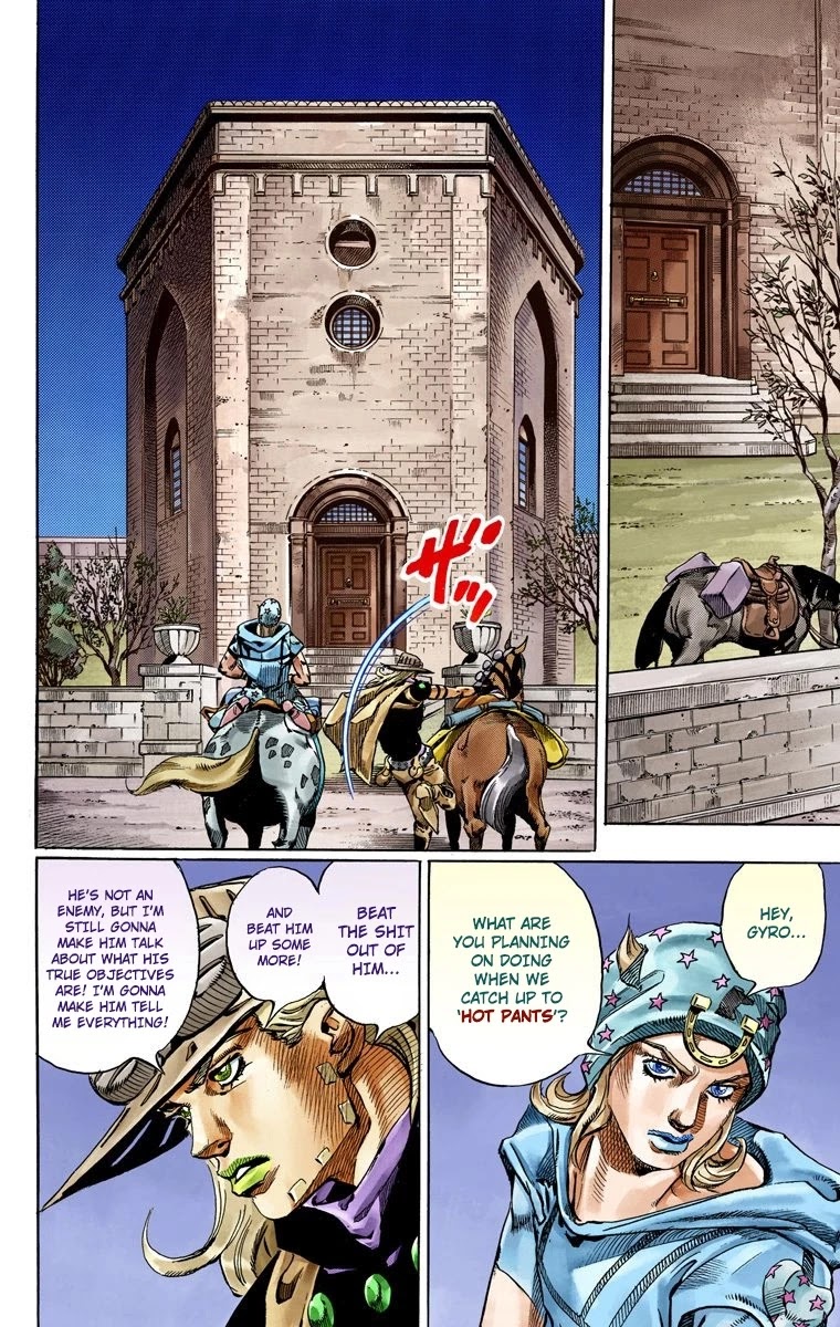 JoJo's Bizarre Adventure Part 7 - Steel Ball Run (Official Colored) chapter 56 page 15