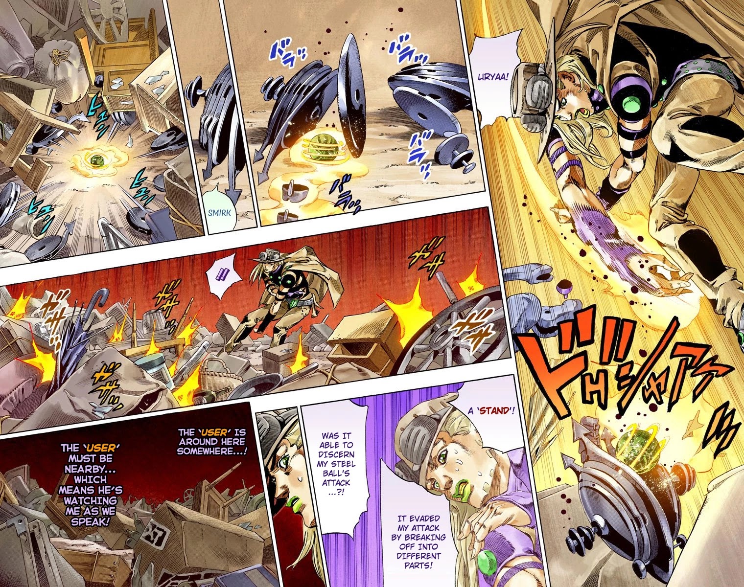 JoJo's Bizarre Adventure Part 7 - Steel Ball Run (Official Colored) chapter 57 page 11
