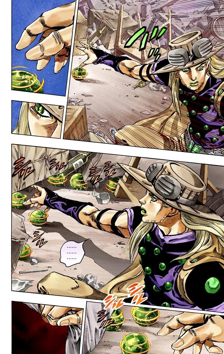 JoJo's Bizarre Adventure Part 7 - Steel Ball Run (Official Colored) chapter 57 page 12