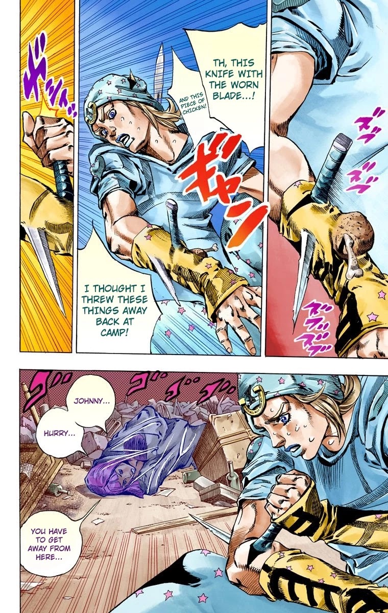 JoJo's Bizarre Adventure Part 7 - Steel Ball Run (Official Colored) chapter 57 page 14