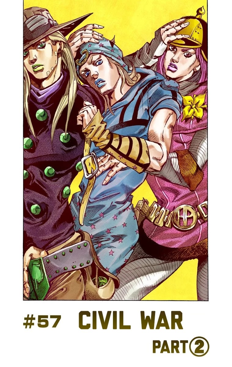 JoJo's Bizarre Adventure Part 7 - Steel Ball Run (Official Colored) chapter 57 page 2