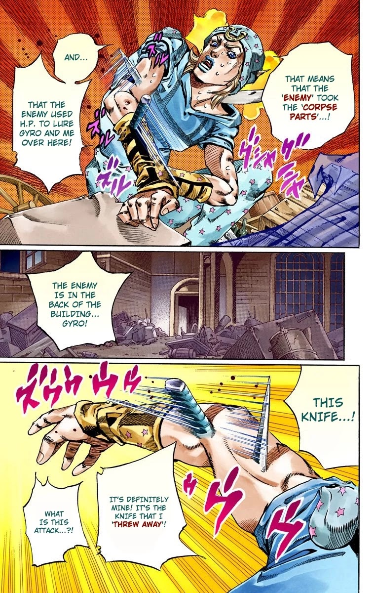 JoJo's Bizarre Adventure Part 7 - Steel Ball Run (Official Colored) chapter 57 page 22