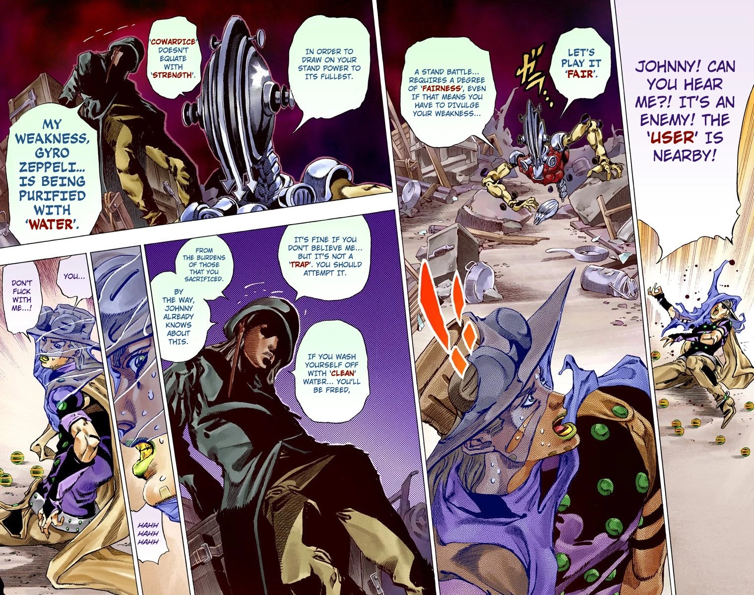 JoJo's Bizarre Adventure Part 7 - Steel Ball Run (Official Colored) chapter 57 page 31
