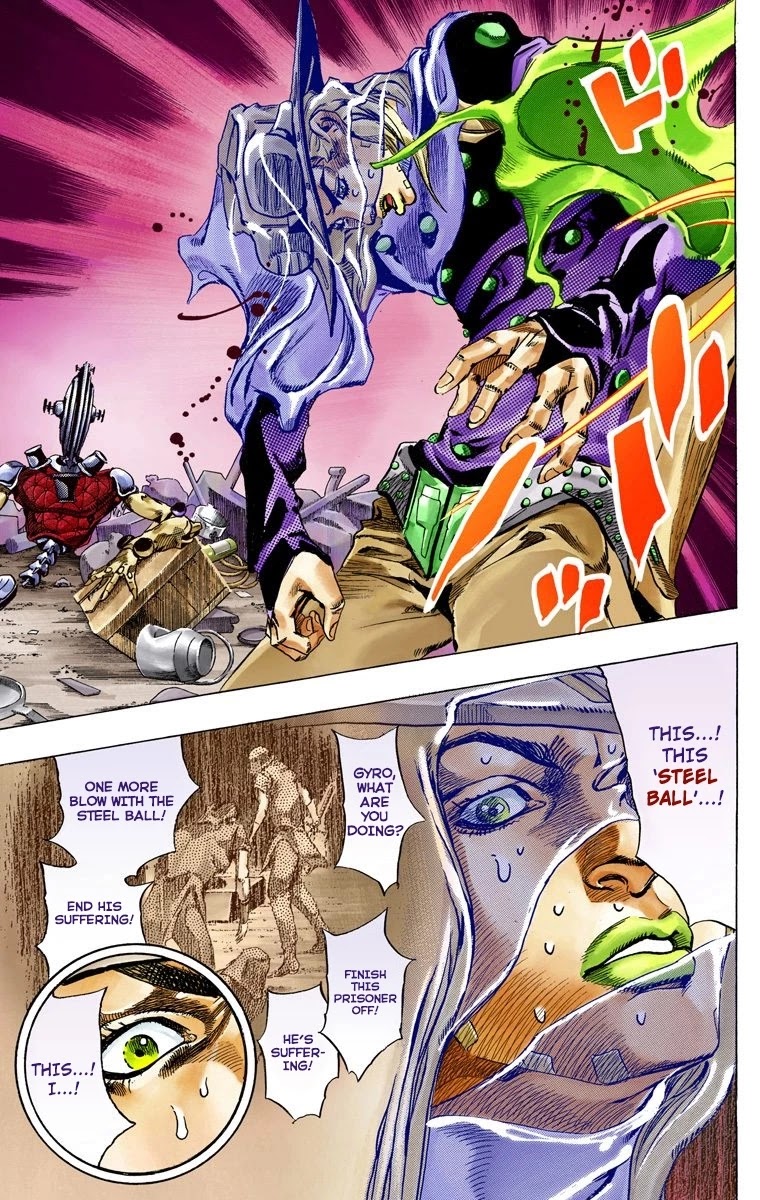 JoJo's Bizarre Adventure Part 7 - Steel Ball Run (Official Colored) chapter 57 page 33