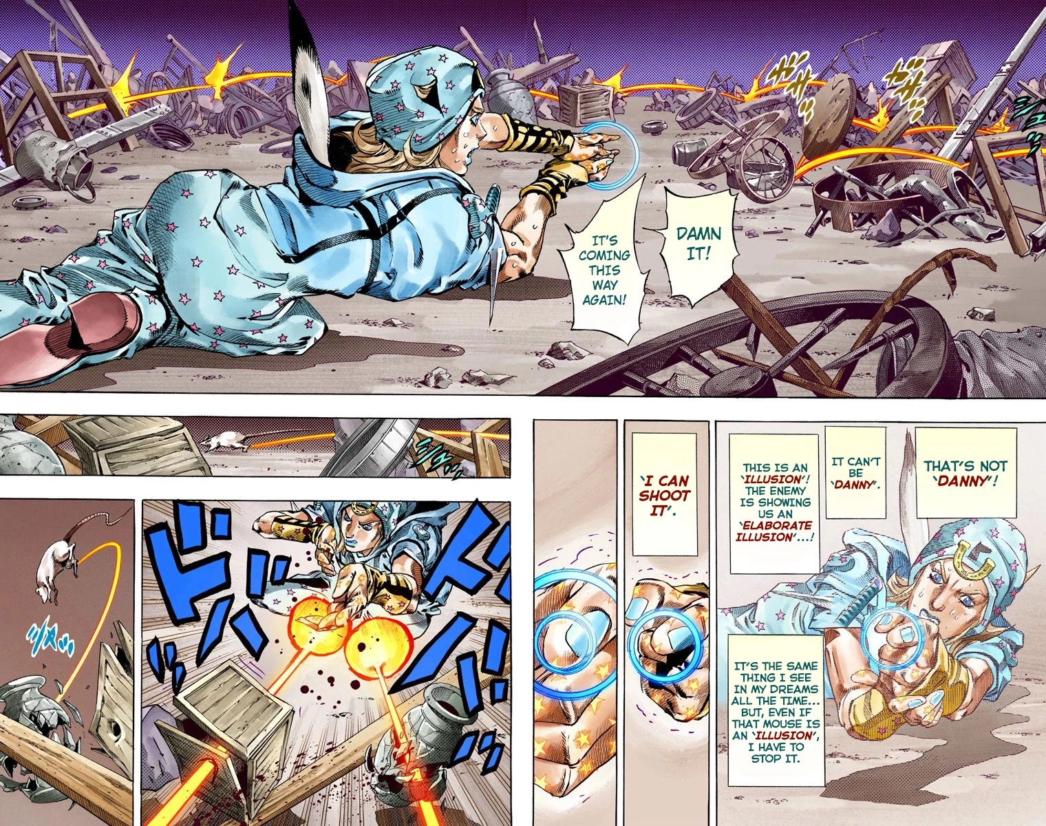 JoJo's Bizarre Adventure Part 7 - Steel Ball Run (Official Colored) chapter 57 page 36