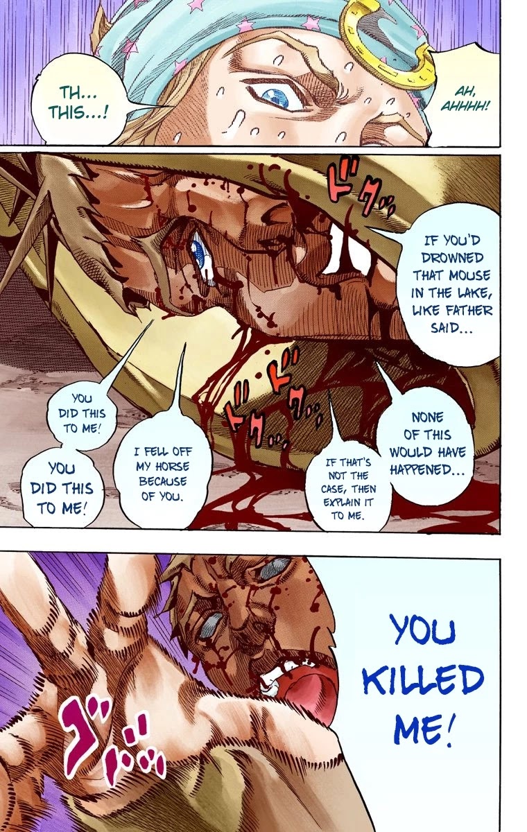 JoJo's Bizarre Adventure Part 7 - Steel Ball Run (Official Colored) chapter 57 page 40
