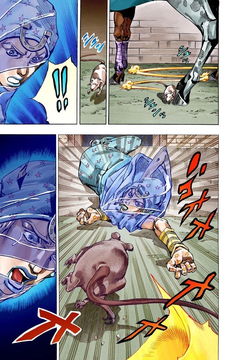 JoJo's Bizarre Adventure Part 7 - Steel Ball Run (Official Colored) chapter 57 page 43