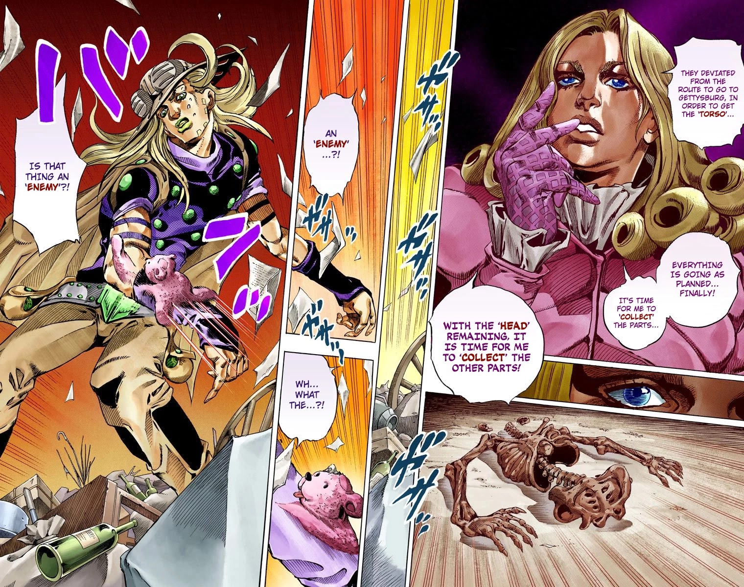 JoJo's Bizarre Adventure Part 7 - Steel Ball Run (Official Colored) chapter 57 page 7