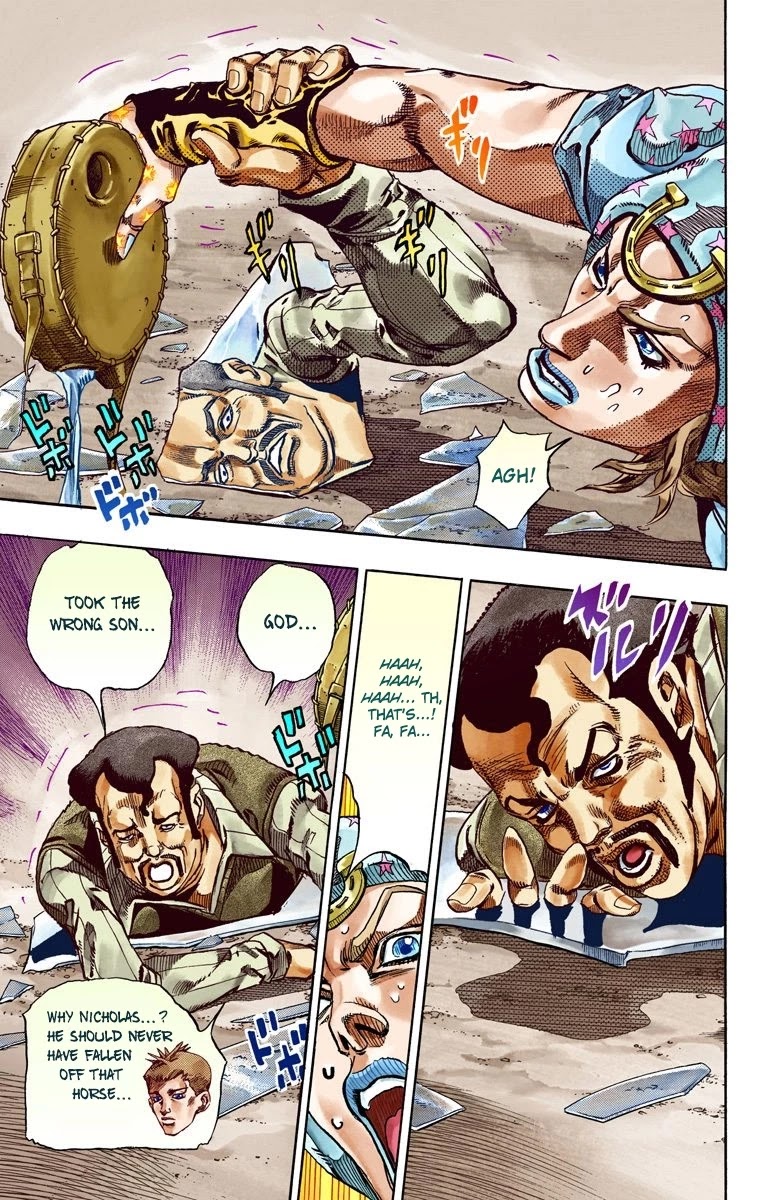 JoJo's Bizarre Adventure Part 7 - Steel Ball Run (Official Colored) chapter 58 page 20