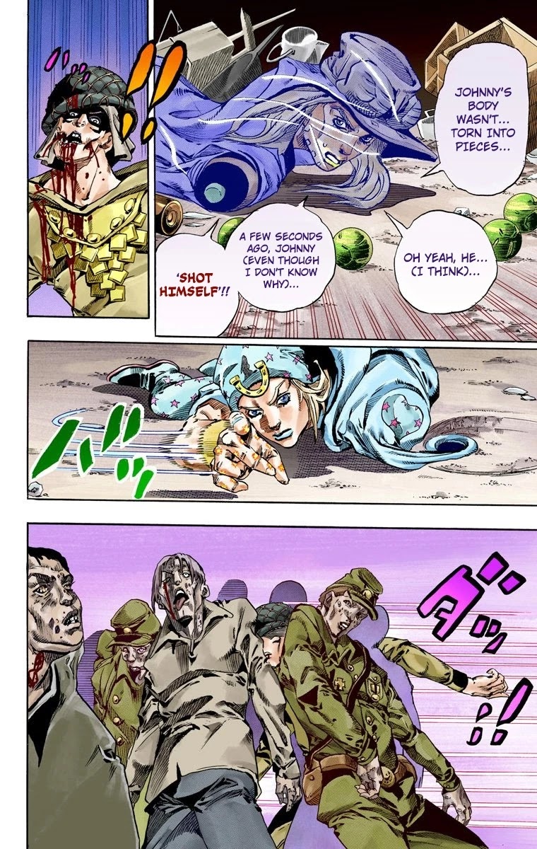 JoJo's Bizarre Adventure Part 7 - Steel Ball Run (Official Colored) chapter 59 page 12