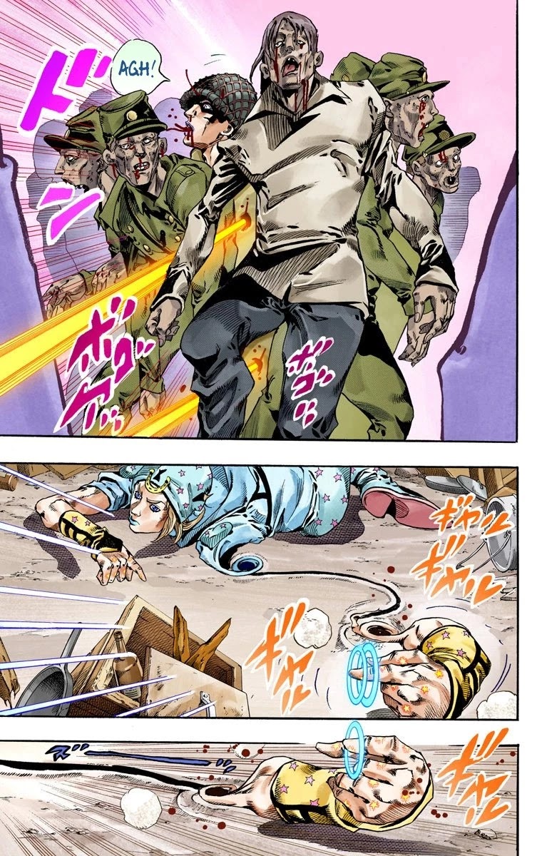 JoJo's Bizarre Adventure Part 7 - Steel Ball Run (Official Colored) chapter 59 page 13