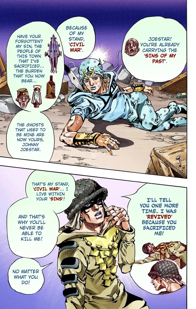 JoJo's Bizarre Adventure Part 7 - Steel Ball Run (Official Colored) chapter 59 page 23