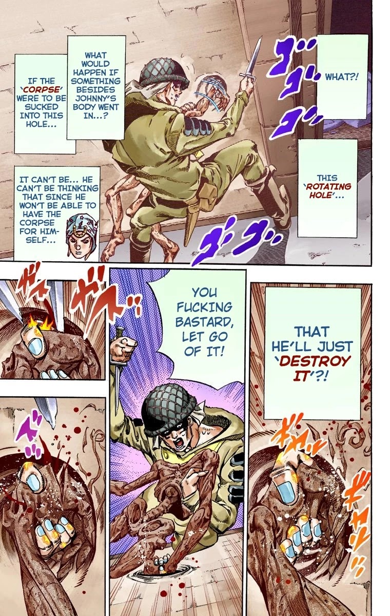 JoJo's Bizarre Adventure Part 7 - Steel Ball Run (Official Colored) chapter 59 page 34