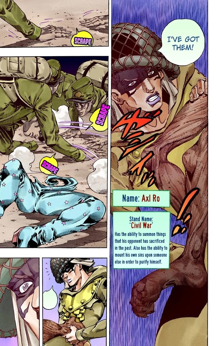 JoJo's Bizarre Adventure Part 7 - Steel Ball Run (Official Colored) chapter 59 page 7