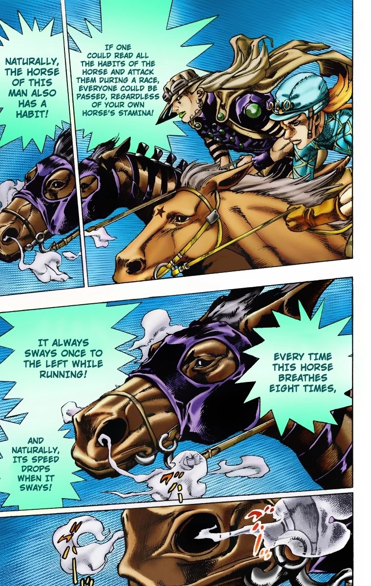 JoJo's Bizarre Adventure Part 7 - Steel Ball Run (Official Colored) chapter 6 page 12