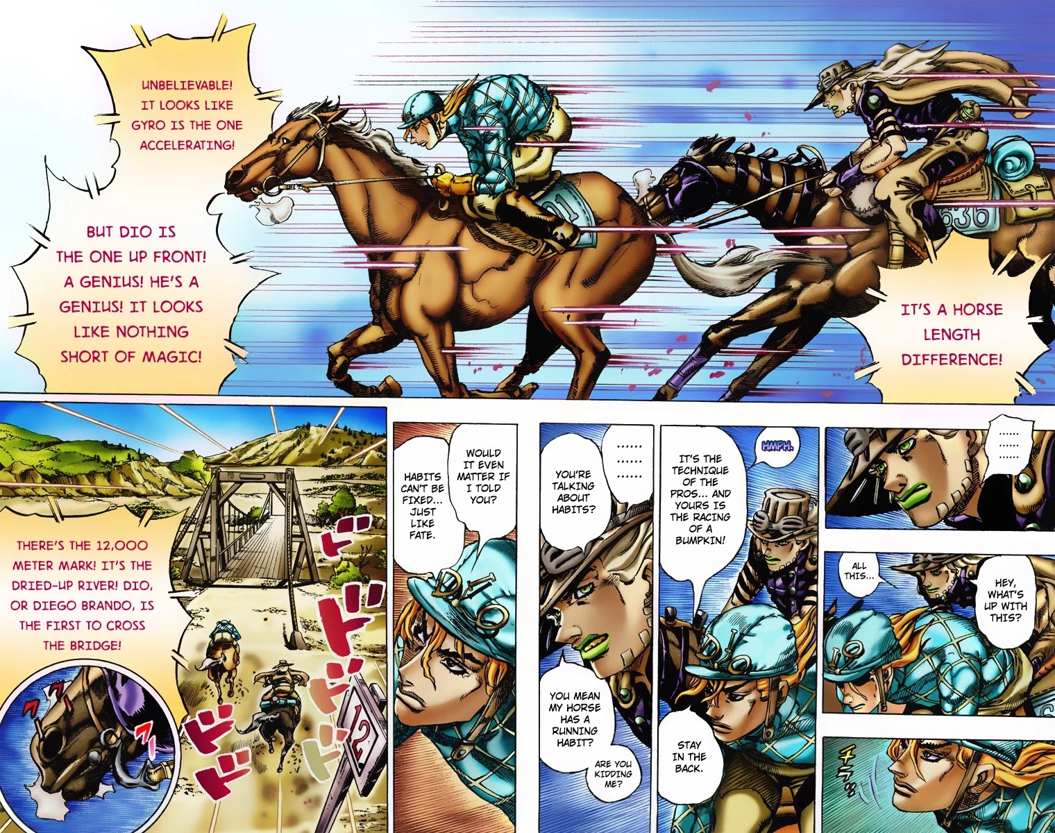 JoJo's Bizarre Adventure Part 7 - Steel Ball Run (Official Colored) chapter 6 page 15