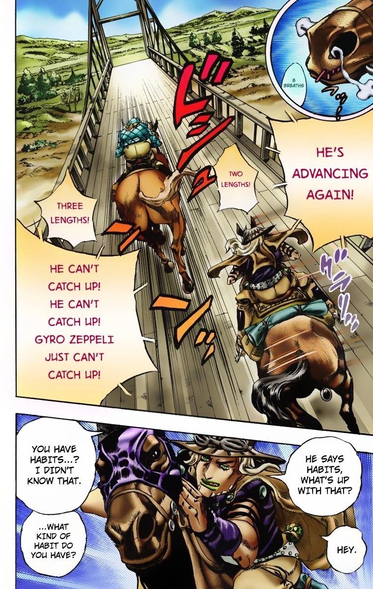 JoJo's Bizarre Adventure Part 7 - Steel Ball Run (Official Colored) chapter 6 page 16