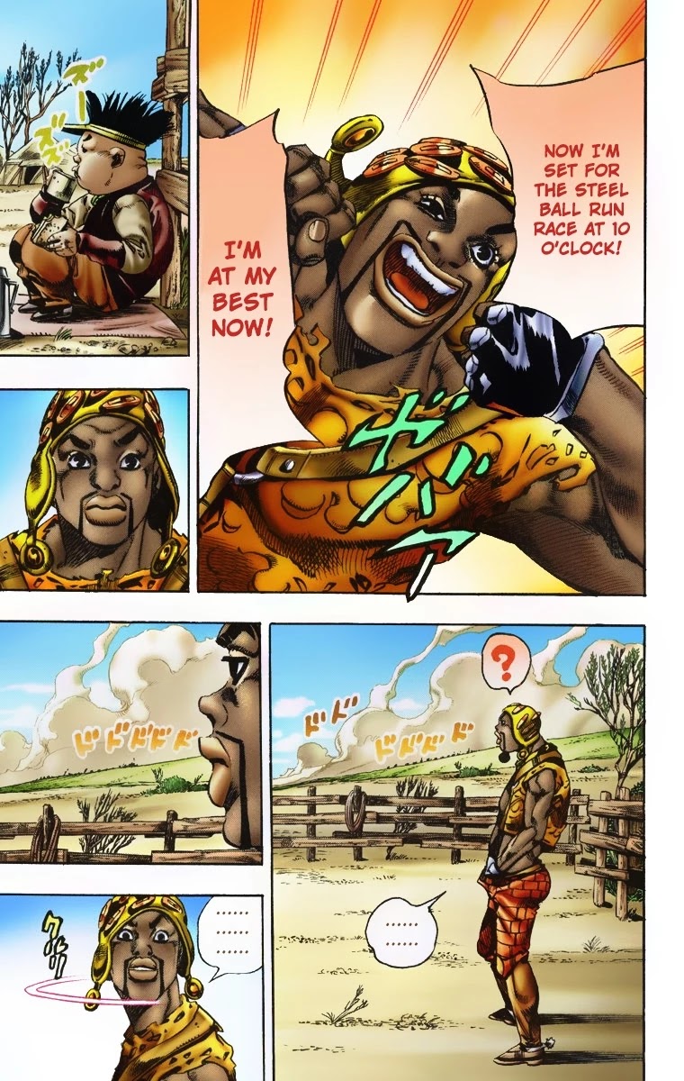 JoJo's Bizarre Adventure Part 7 - Steel Ball Run (Official Colored) chapter 6 page 23