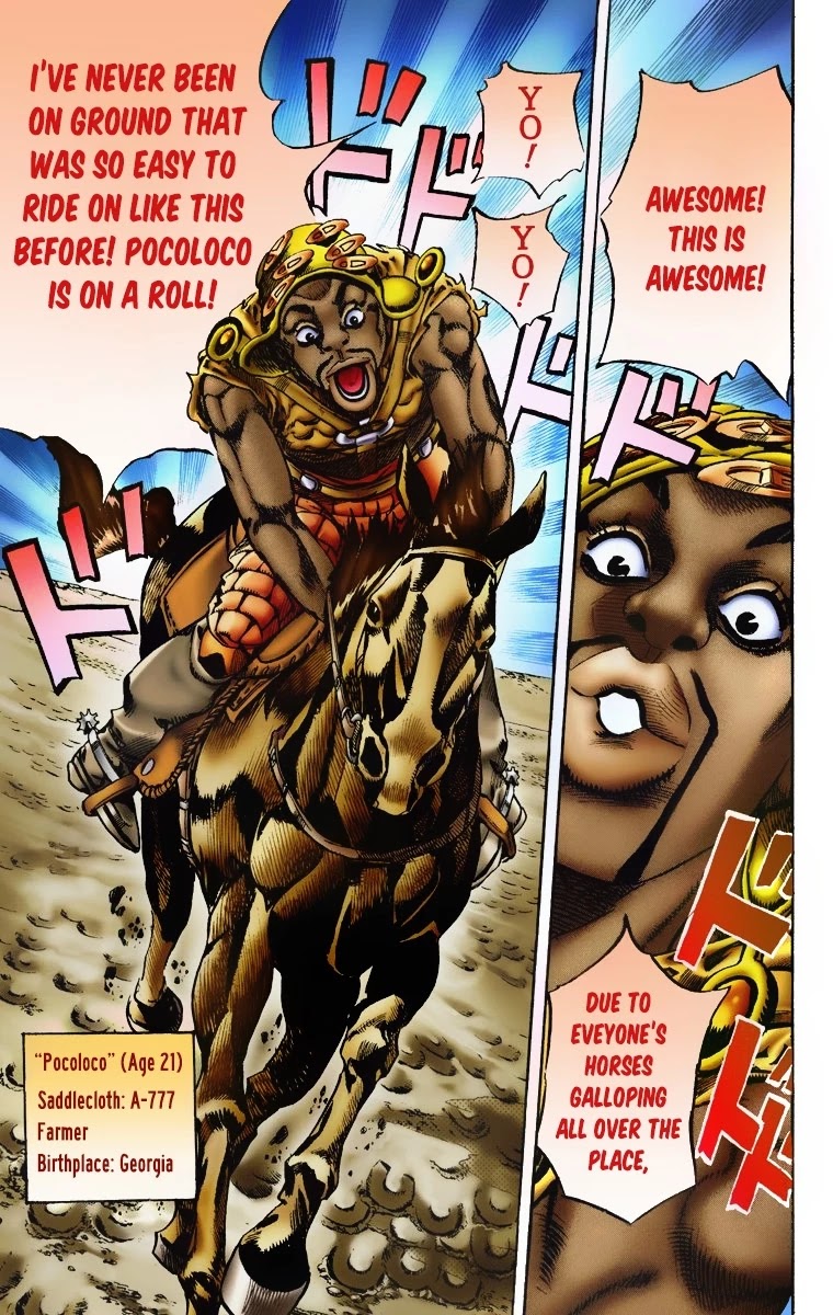 JoJo's Bizarre Adventure Part 7 - Steel Ball Run (Official Colored) chapter 6 page 25