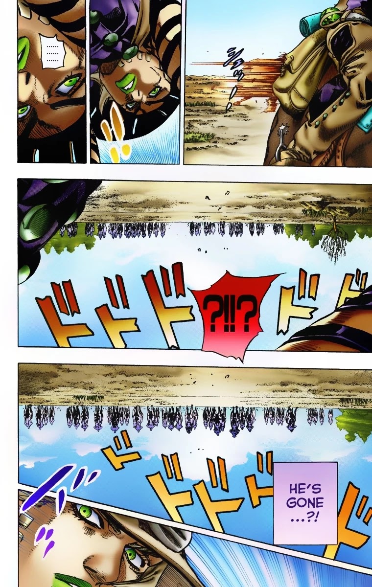 JoJo's Bizarre Adventure Part 7 - Steel Ball Run (Official Colored) chapter 6 page 8