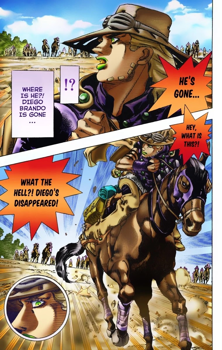 JoJo's Bizarre Adventure Part 7 - Steel Ball Run (Official Colored) chapter 6 page 9