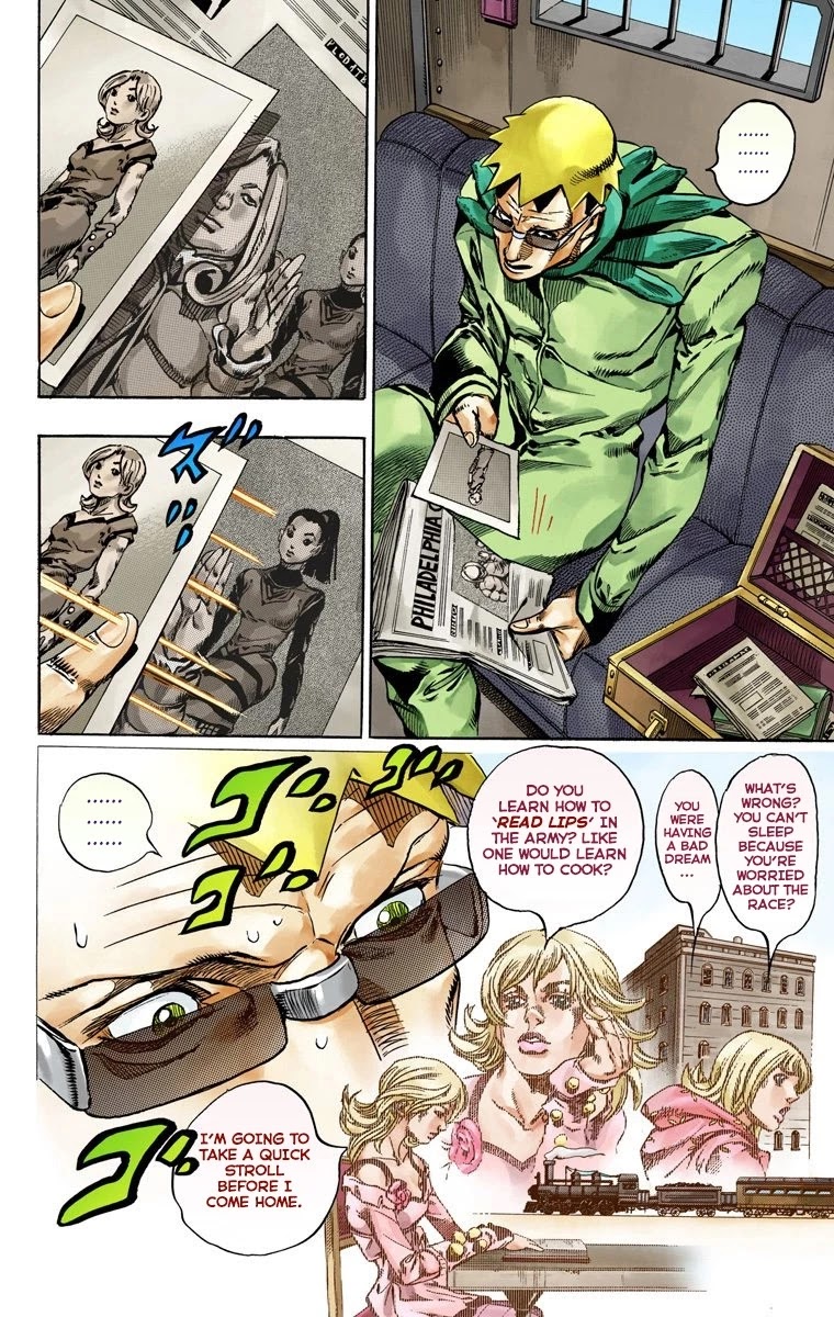 JoJo's Bizarre Adventure Part 7 - Steel Ball Run (Official Colored) chapter 60 page 15