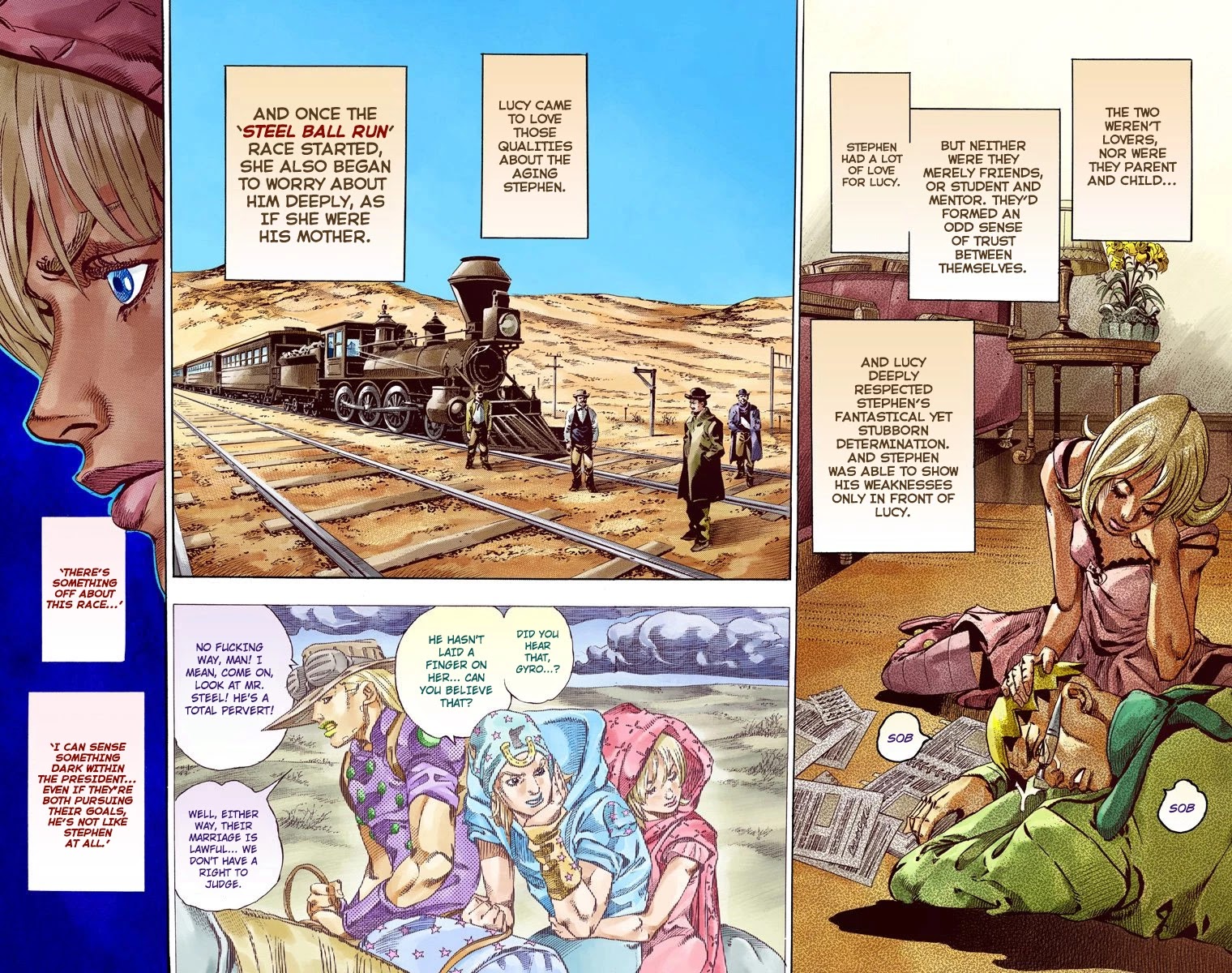 JoJo's Bizarre Adventure Part 7 - Steel Ball Run (Official Colored) chapter 61 page 11