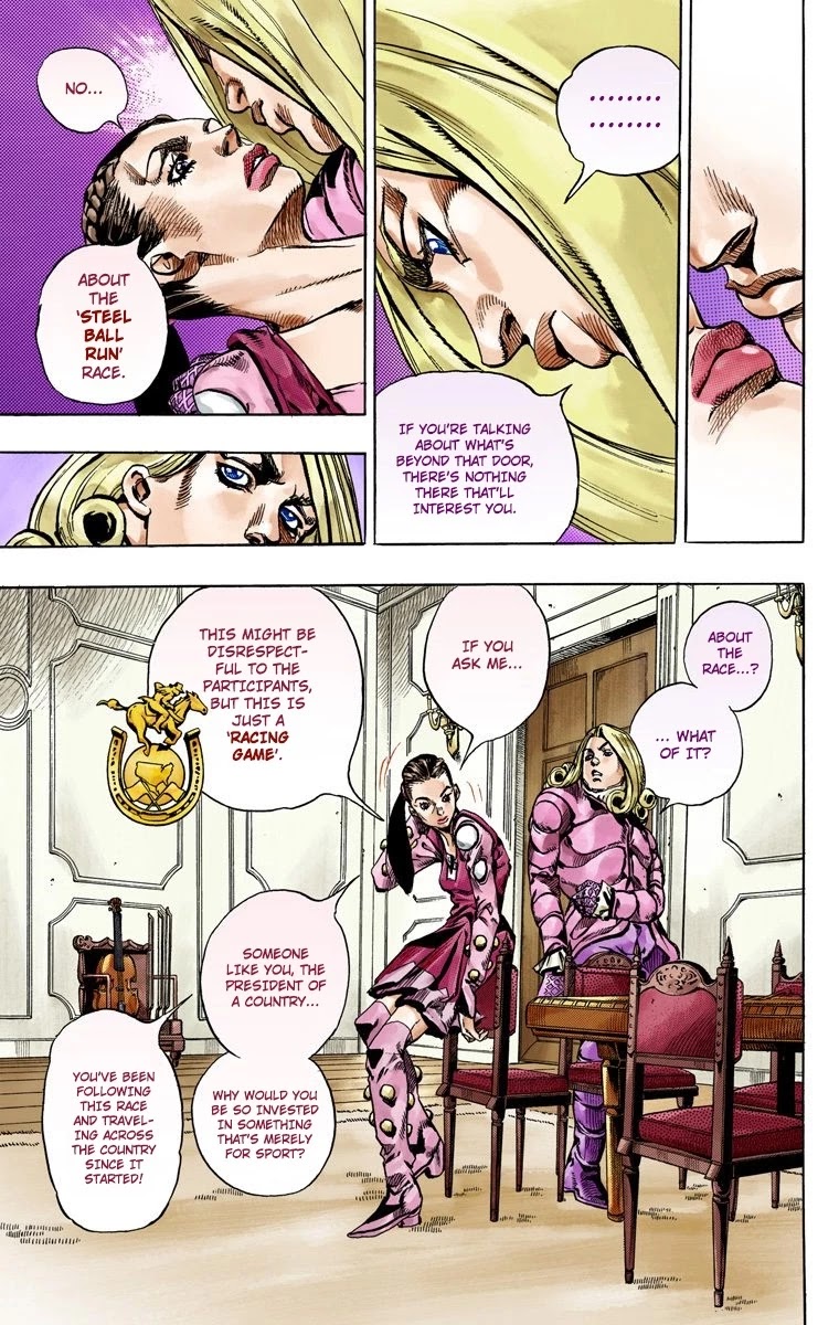 JoJo's Bizarre Adventure Part 7 - Steel Ball Run (Official Colored) chapter 61 page 20