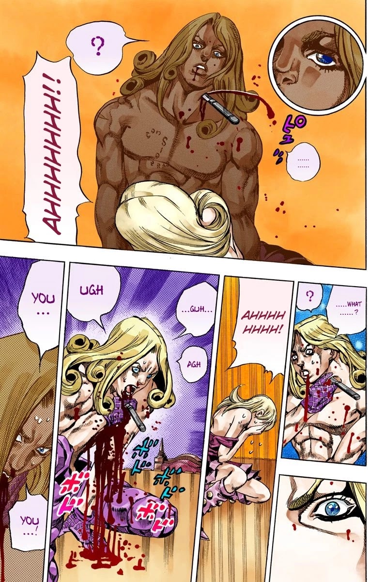 JoJo's Bizarre Adventure Part 7 - Steel Ball Run (Official Colored) chapter 61 page 43