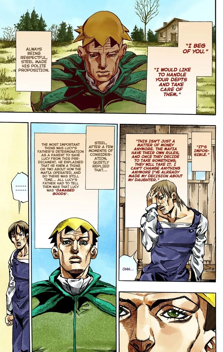 JoJo's Bizarre Adventure Part 7 - Steel Ball Run (Official Colored) chapter 61 page 6