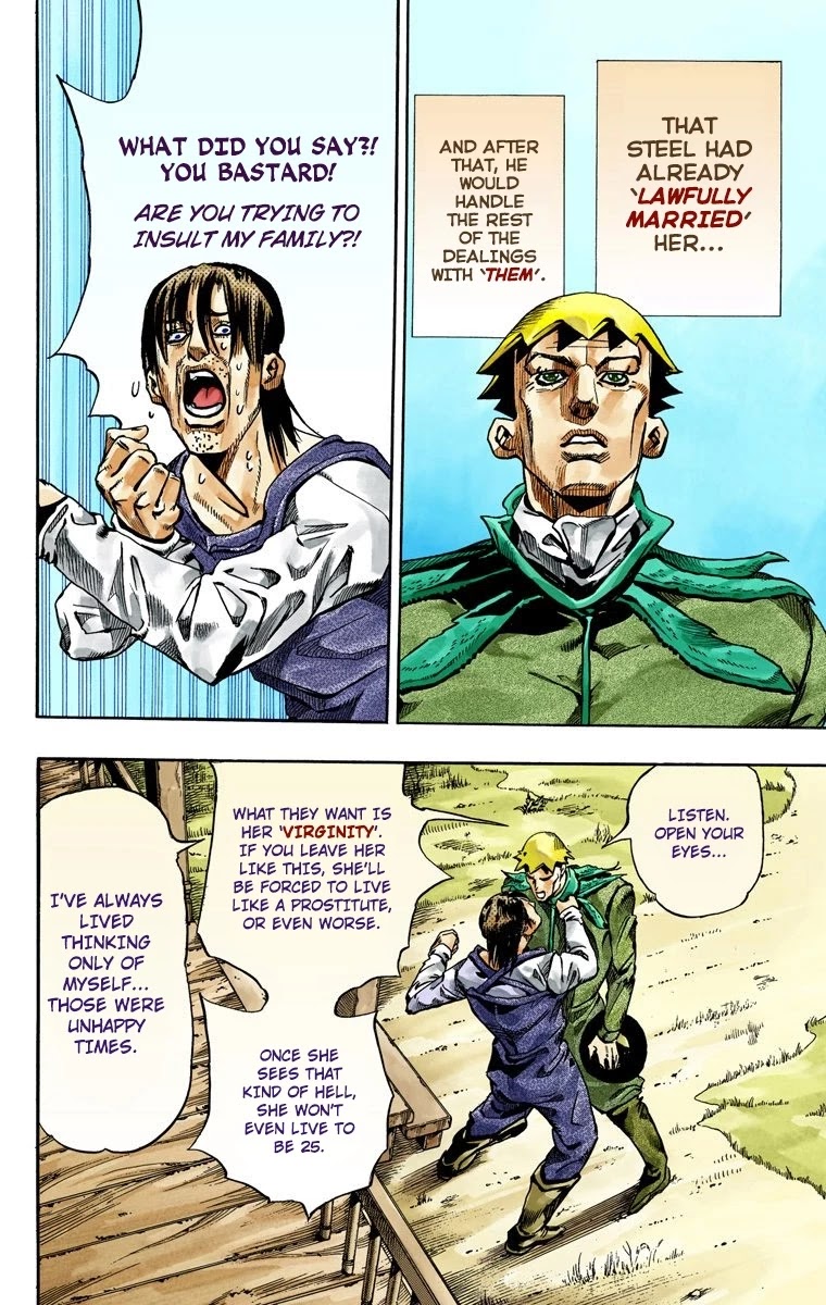 JoJo's Bizarre Adventure Part 7 - Steel Ball Run (Official Colored) chapter 61 page 7