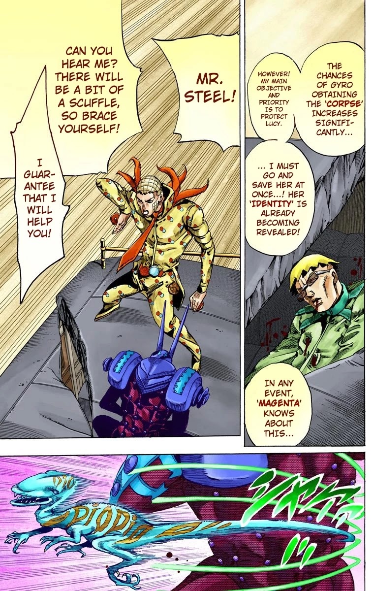 JoJo's Bizarre Adventure Part 7 - Steel Ball Run (Official Colored) chapter 62 page 34