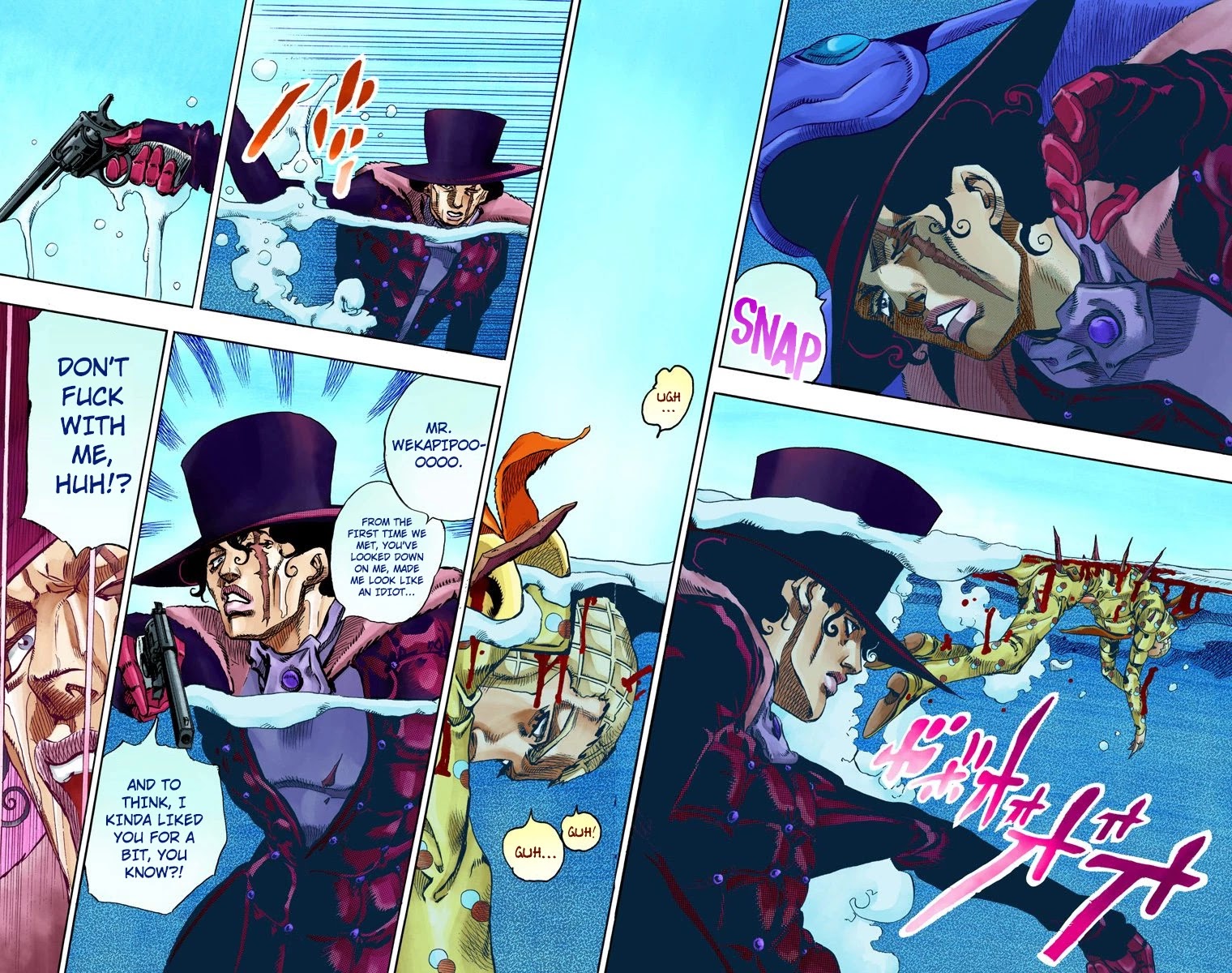 JoJo's Bizarre Adventure Part 7 - Steel Ball Run (Official Colored) chapter 62 page 42