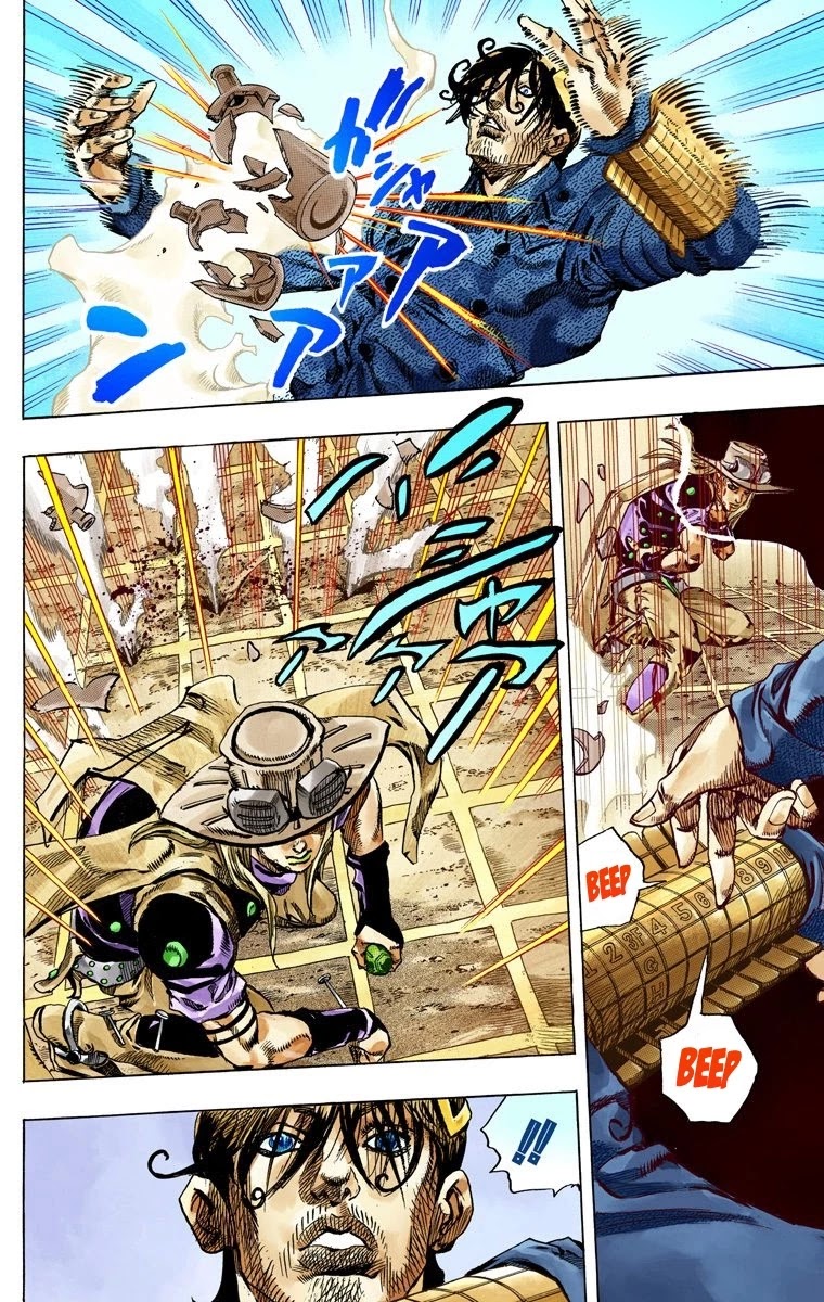 JoJo's Bizarre Adventure Part 7 - Steel Ball Run (Official Colored) chapter 66 page 11