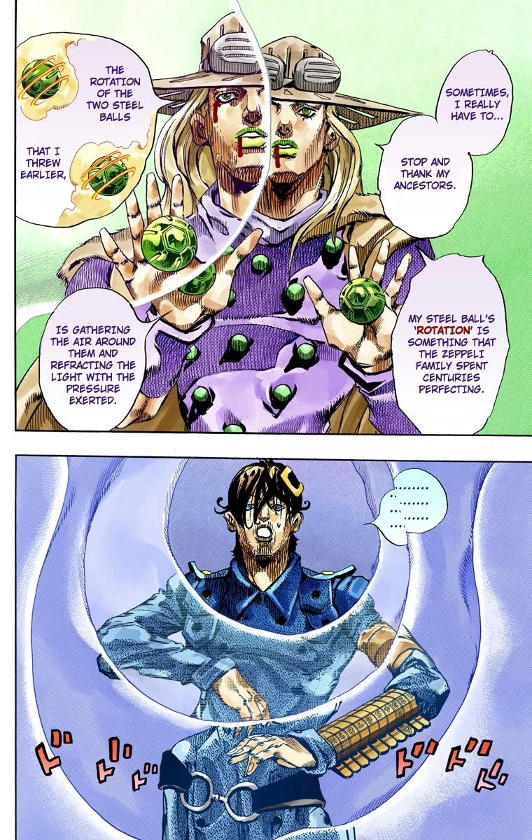 JoJo's Bizarre Adventure Part 7 - Steel Ball Run (Official Colored) chapter 66 page 15