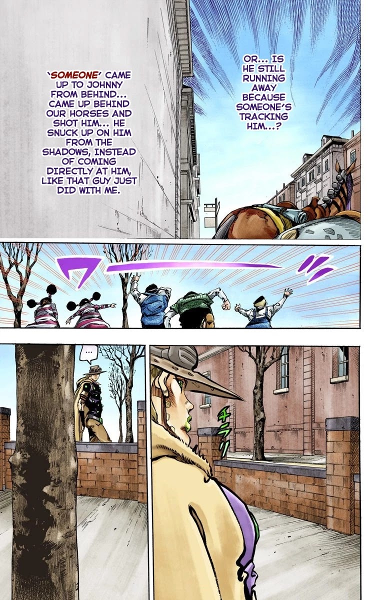 JoJo's Bizarre Adventure Part 7 - Steel Ball Run (Official Colored) chapter 66 page 22