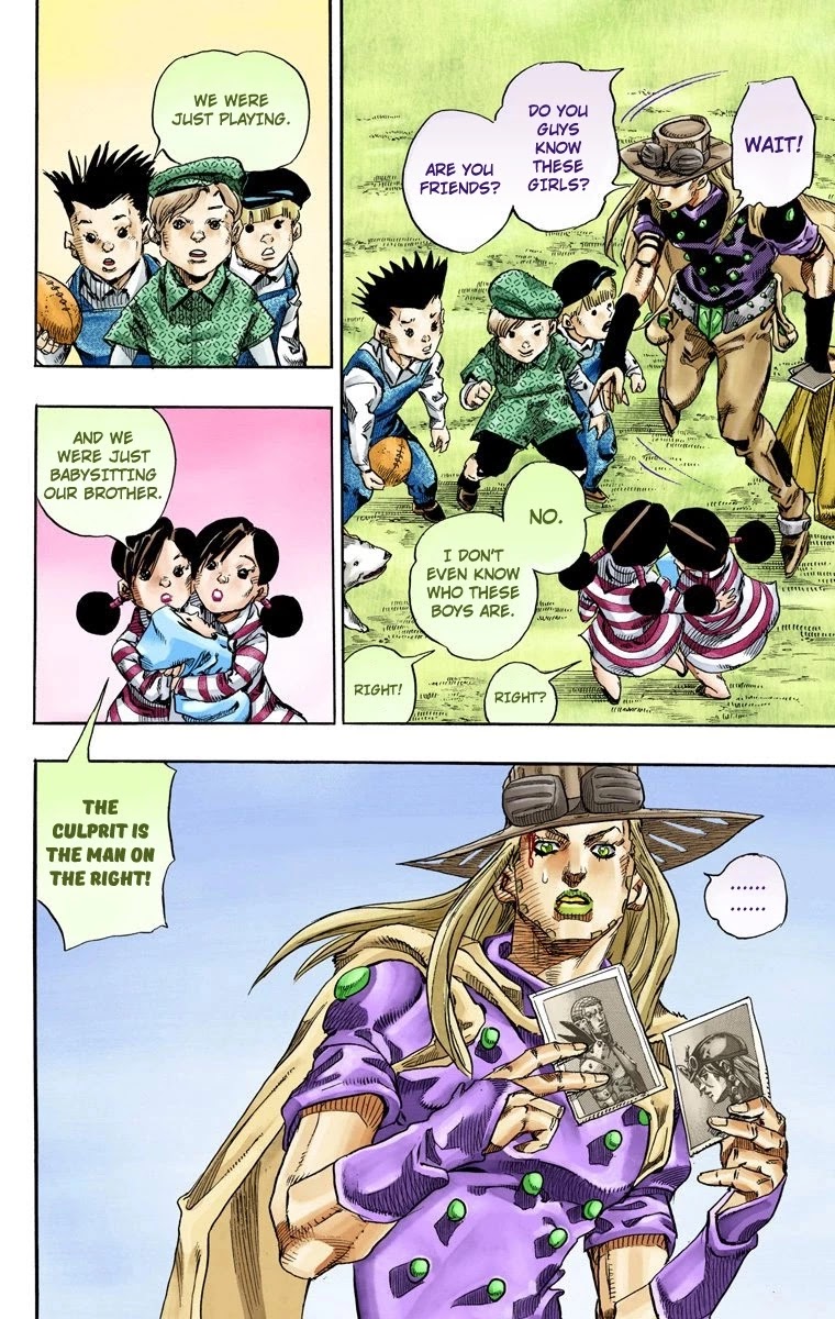 JoJo's Bizarre Adventure Part 7 - Steel Ball Run (Official Colored) chapter 66 page 27