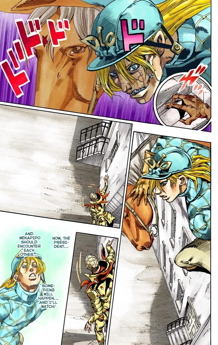 JoJo's Bizarre Adventure Part 7 - Steel Ball Run (Official Colored) chapter 68 page 12