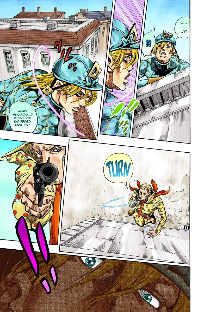 JoJo's Bizarre Adventure Part 7 - Steel Ball Run (Official Colored) chapter 68 page 14