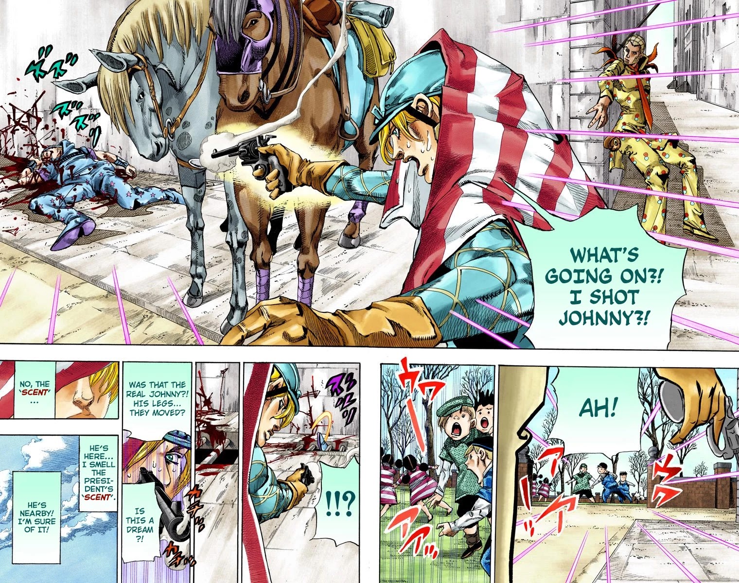 JoJo's Bizarre Adventure Part 7 - Steel Ball Run (Official Colored) chapter 68 page 20